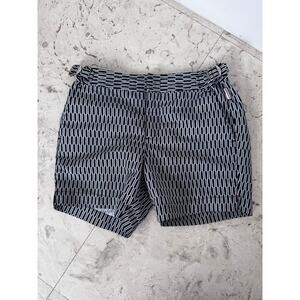 Orlebar Brown Navy White Swim Trunks Boys 8